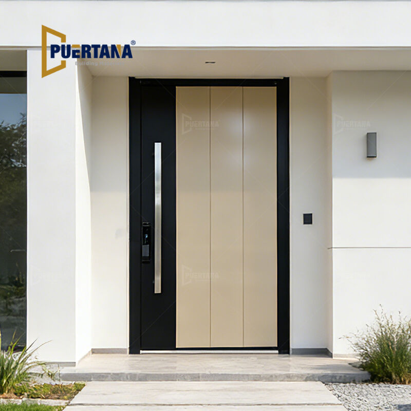 Customized Insulated Exterior Security Main Door Design Aluminum Front Entry Doors