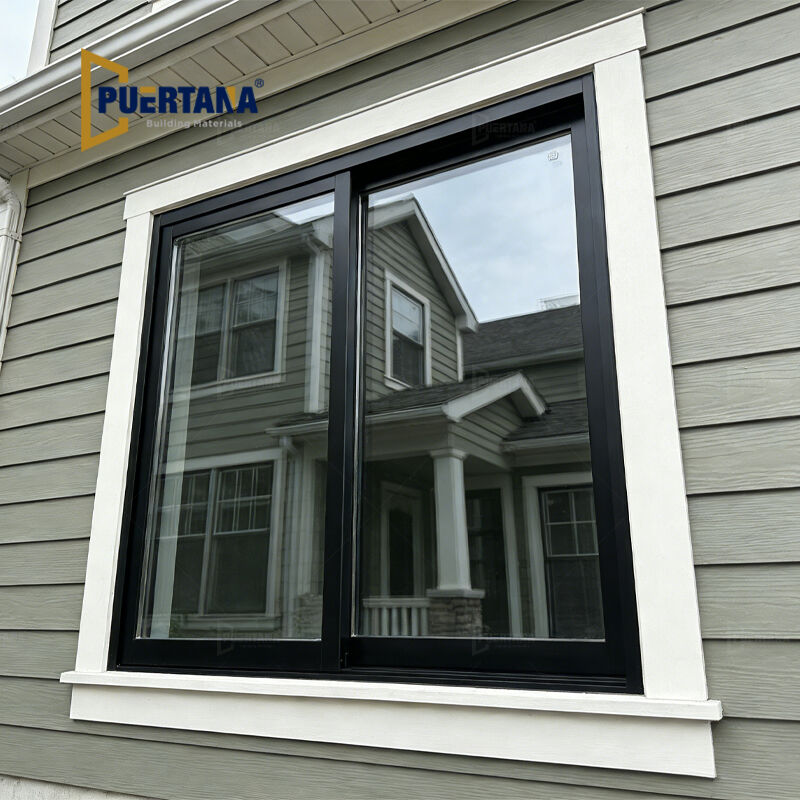 Ventanas correderas de aluminio, ventana deslizante de vidrio para proyectos comerciales