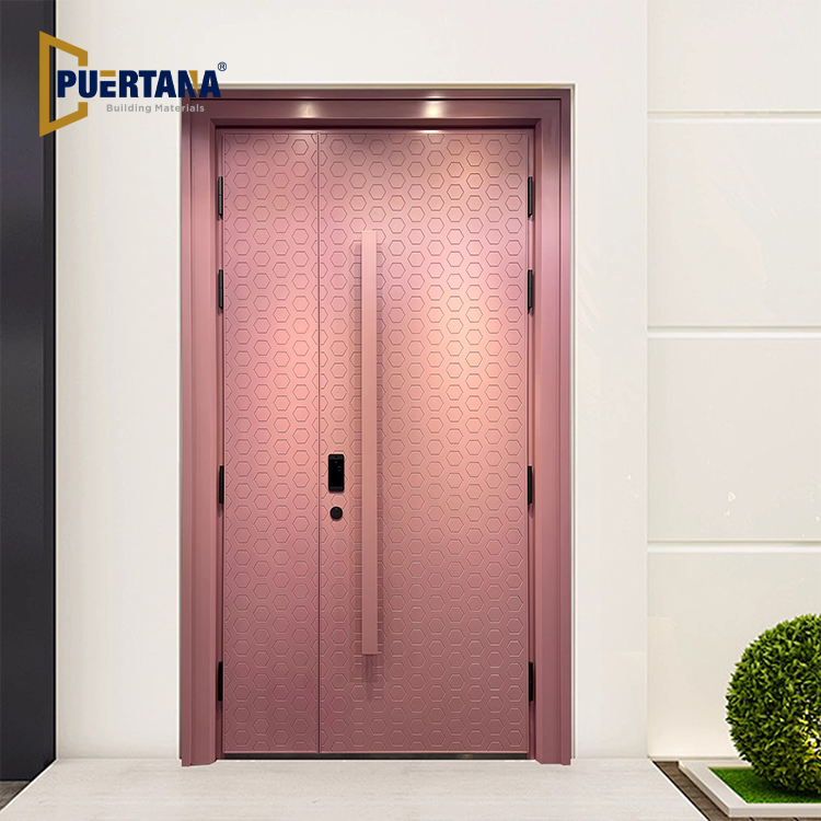 Aluminum Security Front Door with Multi-Point Locking