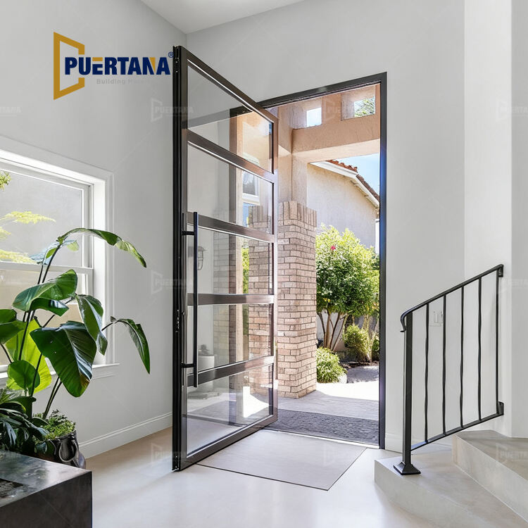 Durable Aluminum Glass Pivot Doors: Your Gateway to Natural Light and Fresh Air