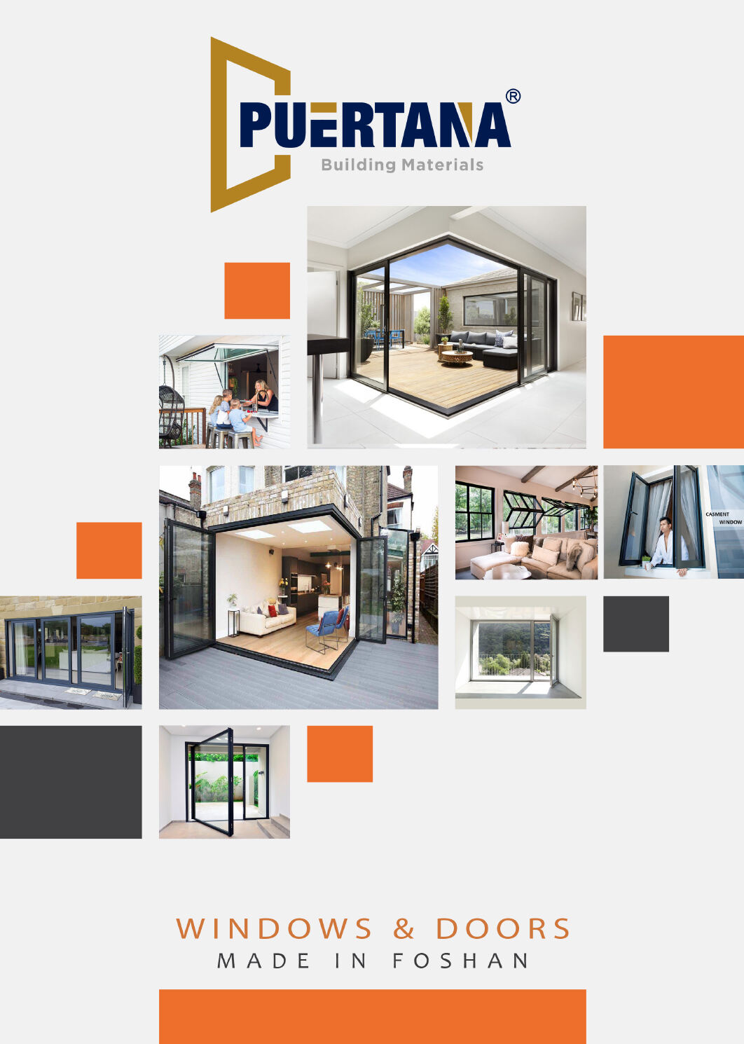 Porte Fenêtre en Aluminium et Verre PUERTANA