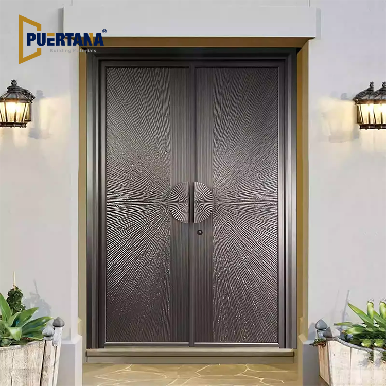 Aluminum French Front Door - Double Entry System