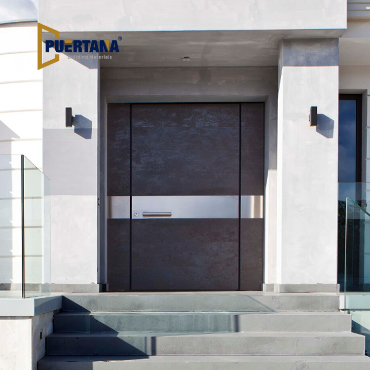 Premium Design Aluminum Pivot Front Entry Armored Door‌s
