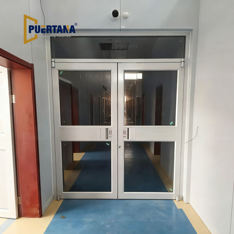 Customized Heat-Insulated Commercial Entry Door for Hospital Use