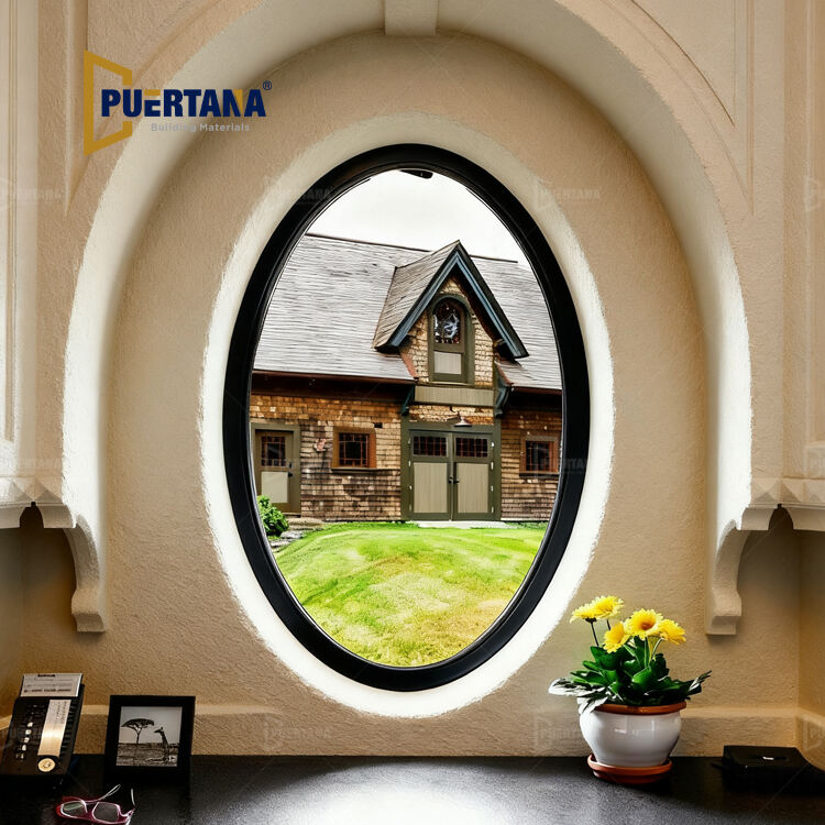 Special Shape Picture Fixed Window Aluminum Oval Round Windows