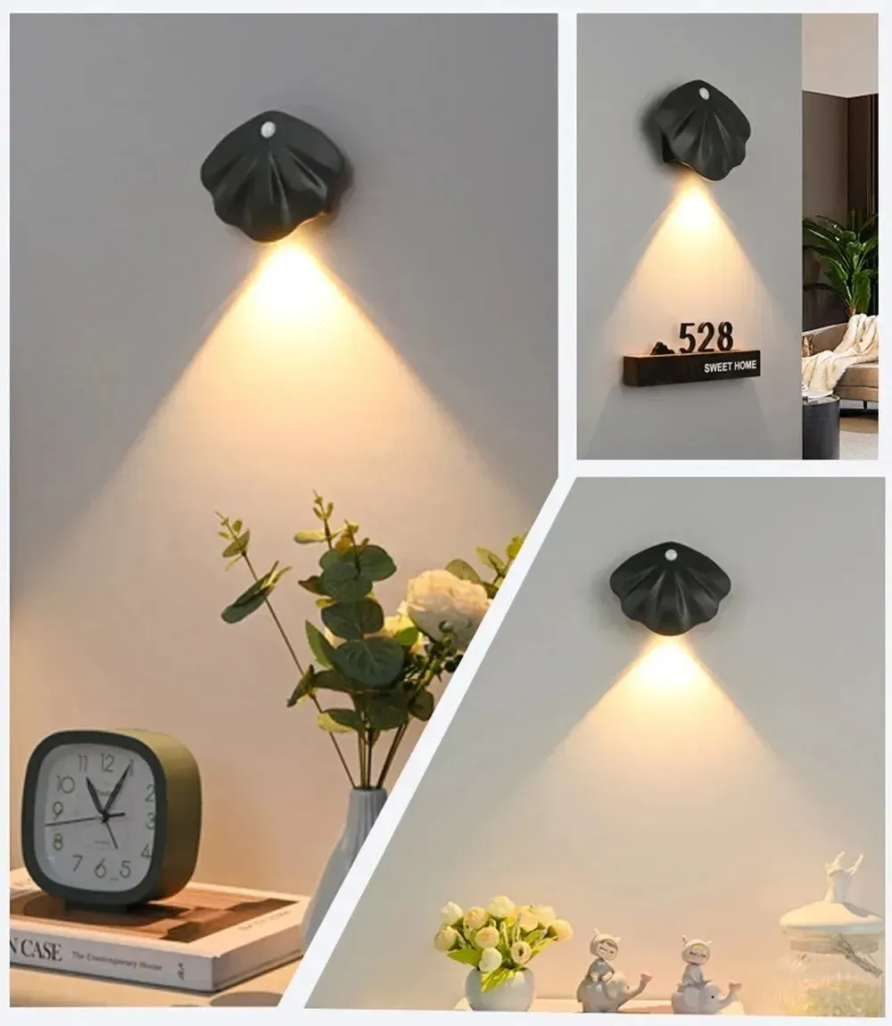 motion sensor light light night light wireless type c usb for kitchen bedroom mural living room sensor indoor lighting wall lamp-43