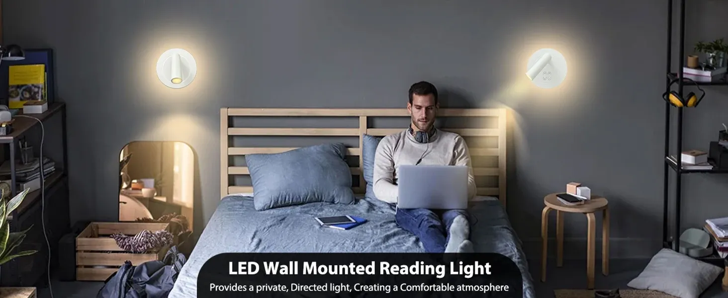 360 rotating versatile rgb wall lamp with remote control-1