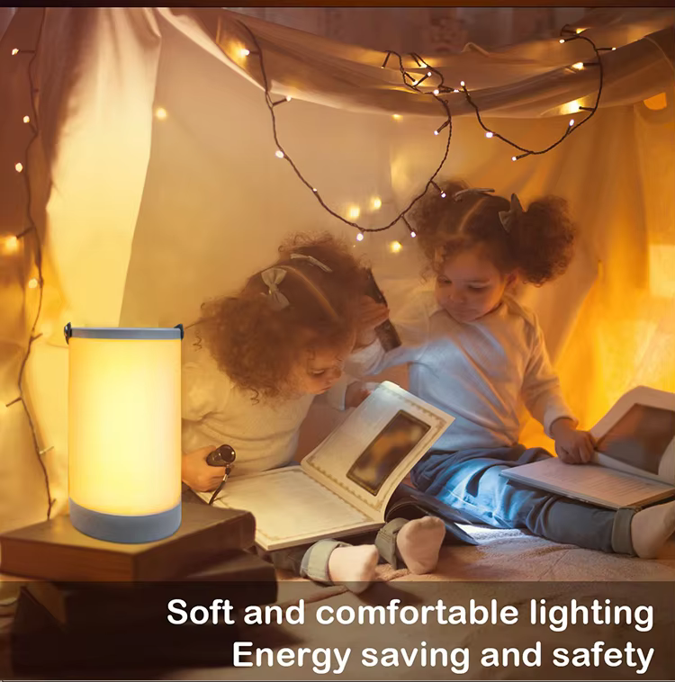 New Desktop Night Light RGB Touch Dimming Lamp Controls Portable Pat Lamp USB Charging Atmosphere Lamp