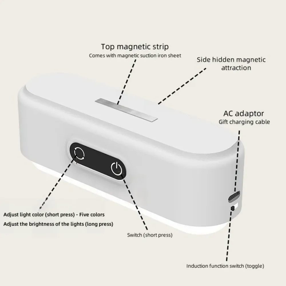 led induction magnetic night light-8