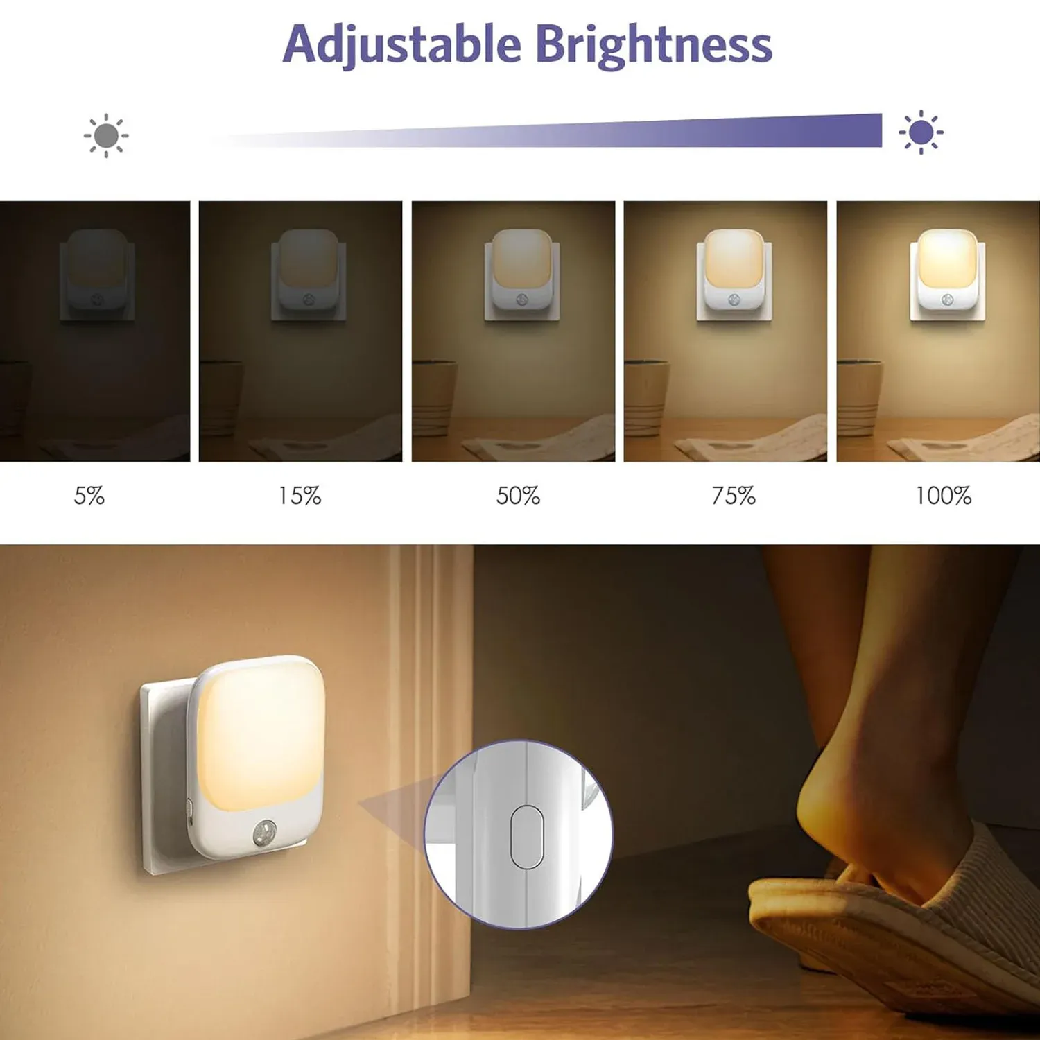 plug in led motion sensor night lights for kids bedroom auto dusk to dawn sensor dimmable wireless cabinet lamp-41