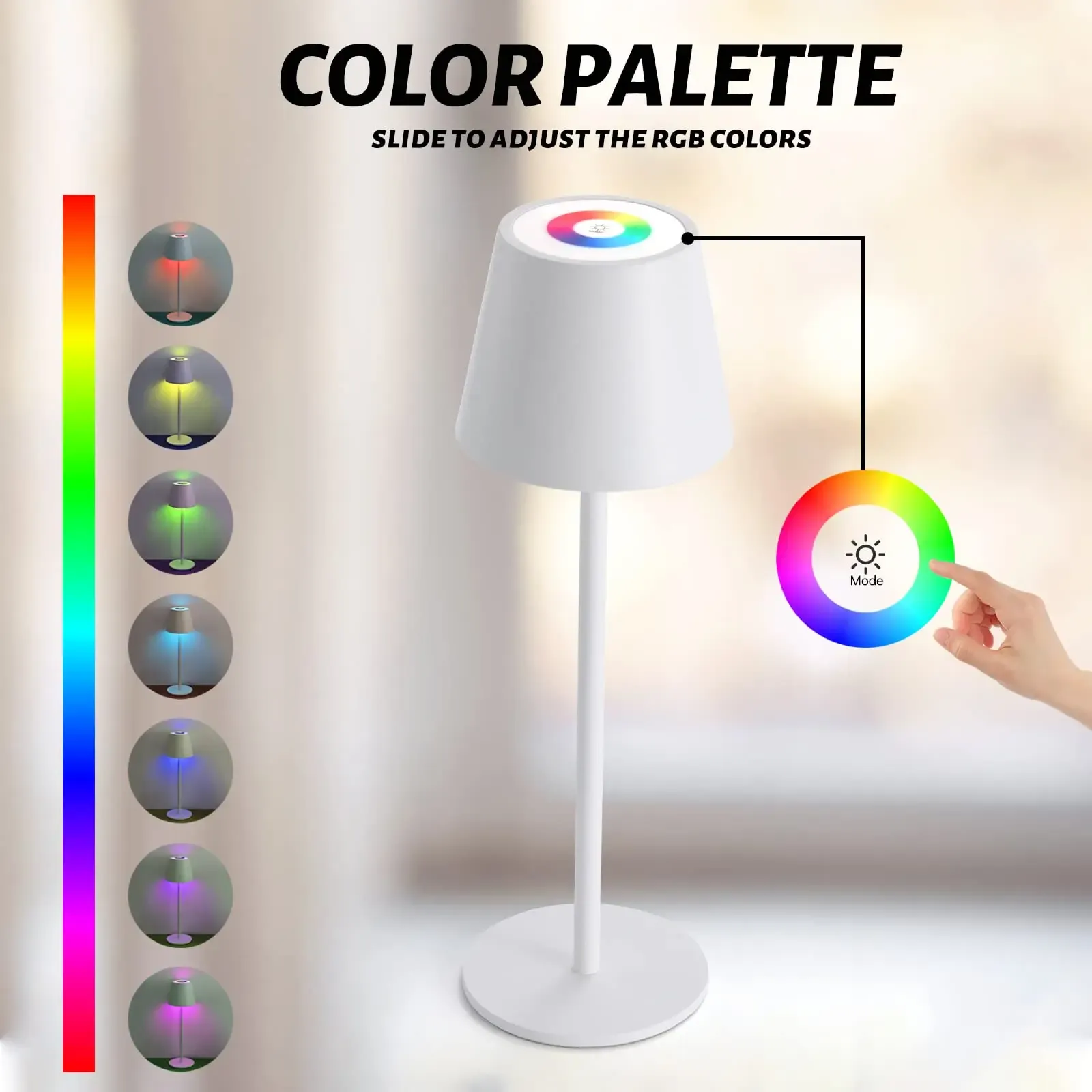 rechargeable colorful led night light bedside table lamp wine bottle lamp head for home clubs bar hotel ambiance decor desk lamp-40