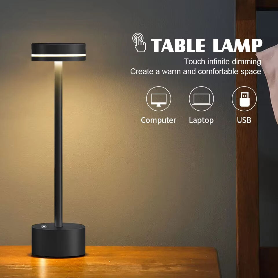 โคมไฟอ่านหนังสือแบบชาร์จไฟได้ LED