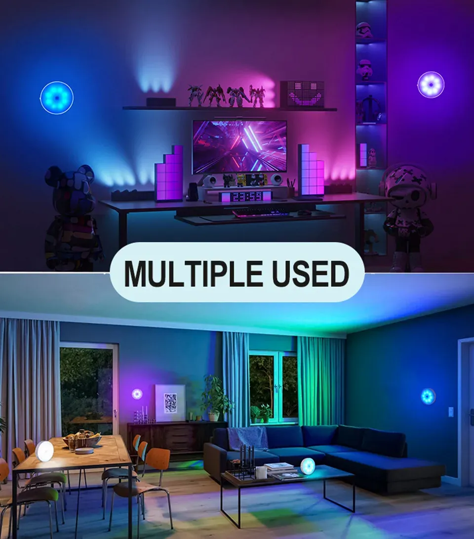 motion sensor light rgb night light usb rechargeable led lamp home room decoration ambient lights -46