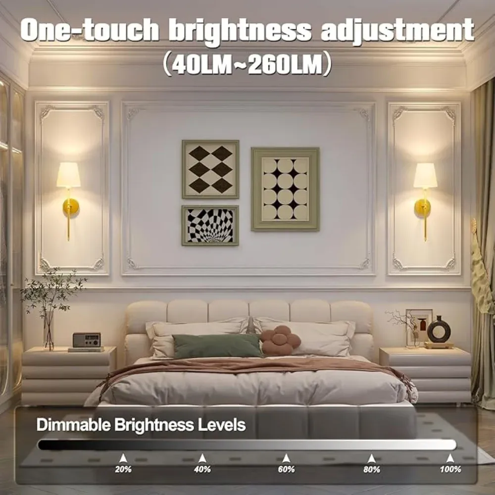 retro wall lights led 2 packs wall lamp rgb colors battery bulb bedroom aisle interior removablet wireless wall sconces-48