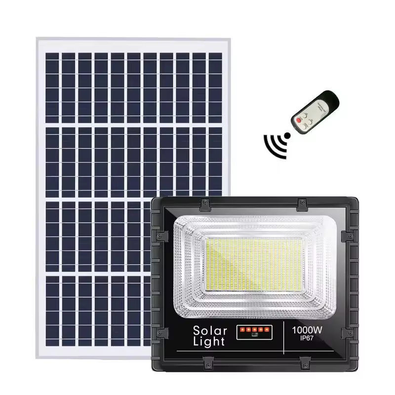 1000W Solar Power Outdoor Lamp Radar Sensor Remote Ip65 Waterproof 100W 200W 300W 500W Led Solar Flood Light