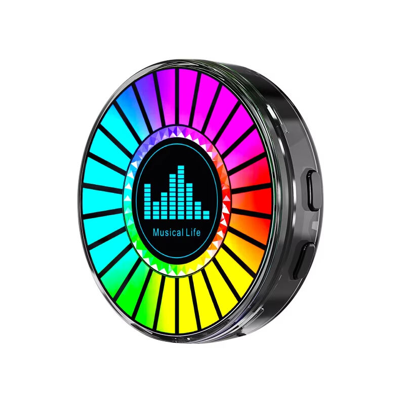 Luci a Ritmo Musica Reperibili per Auto RGB con Caricabatteria Uscita Aria Led Suono Musica Luce