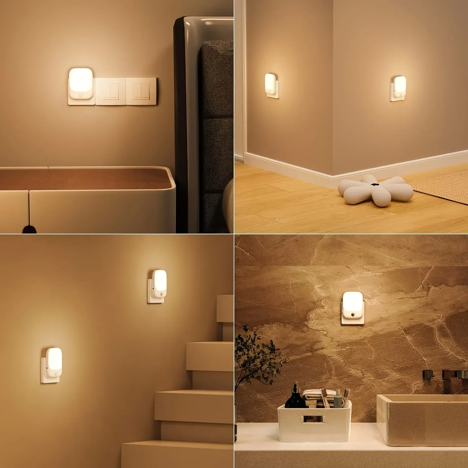 plug in night light with motion sensor led night light socket with 3 modes and 5 brightness dimmable for bedroom-42