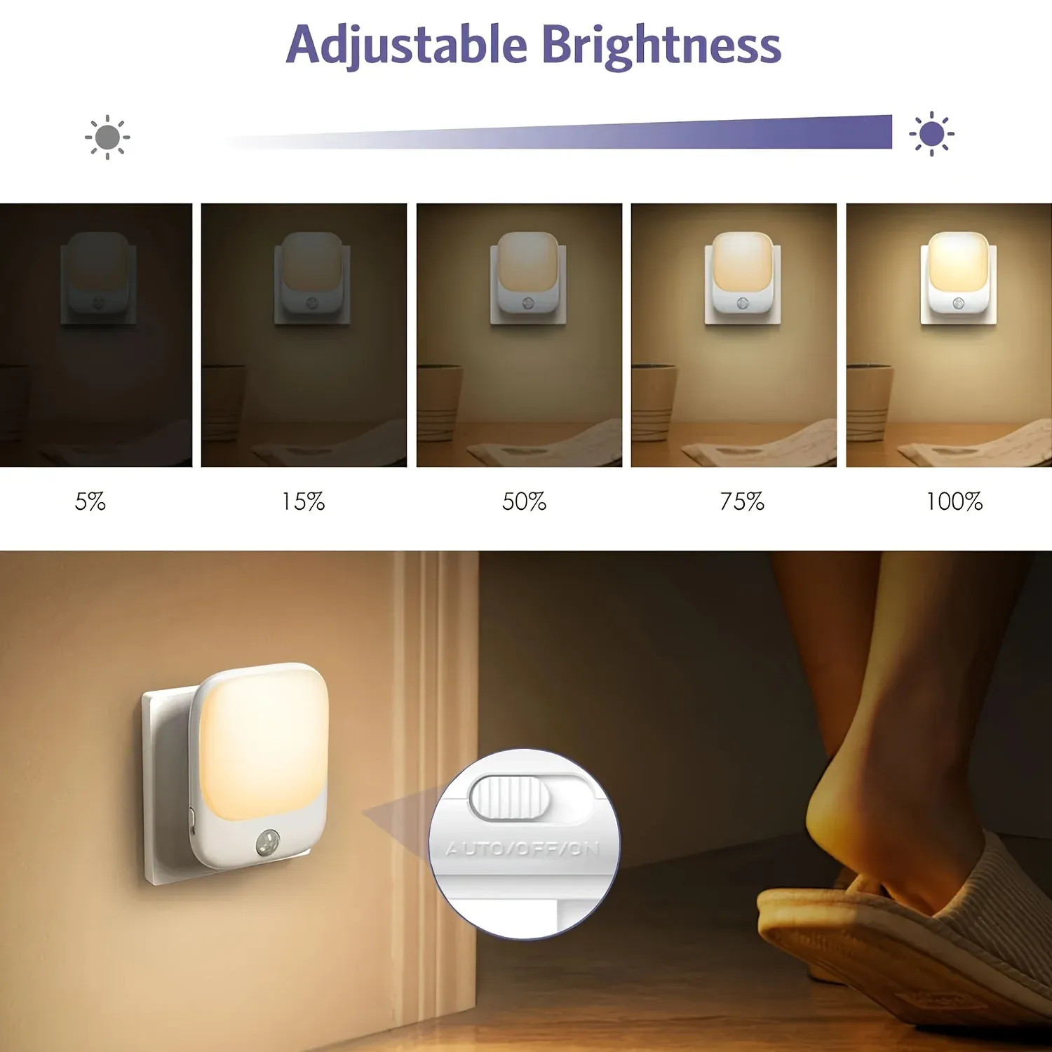 plug in night light with motion sensor led night light socket with 3 modes and 5 brightness dimmable for bedroom-39