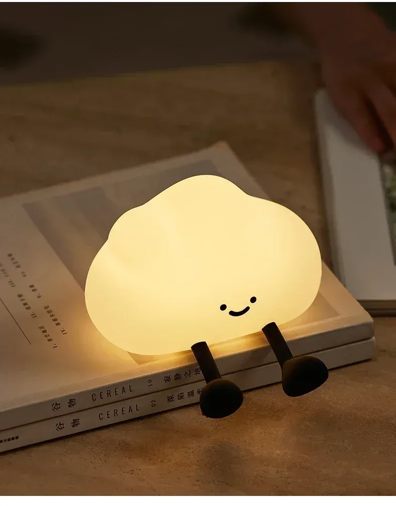 usb rechargeable silicone cloud night light-14