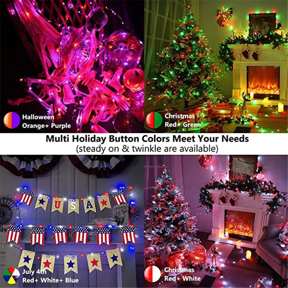 led string light bluetooth usb tuya wifi connection christmas birthday party garland decor fairy lights for home-39