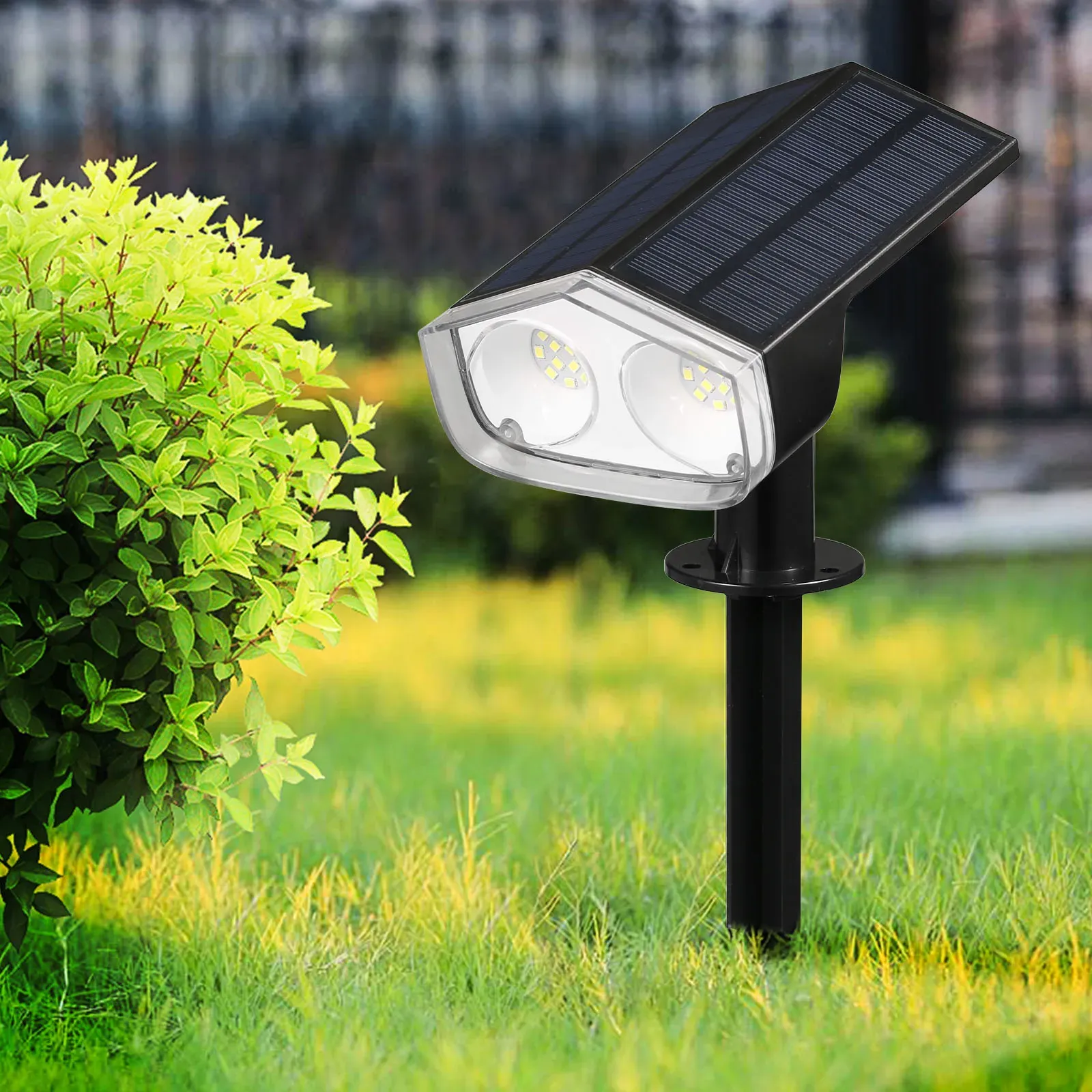 outdoor garden lamp solar spot lights lawn lamp wall light ip67 waterproof landscape spotlights for garden patio yard fence-41