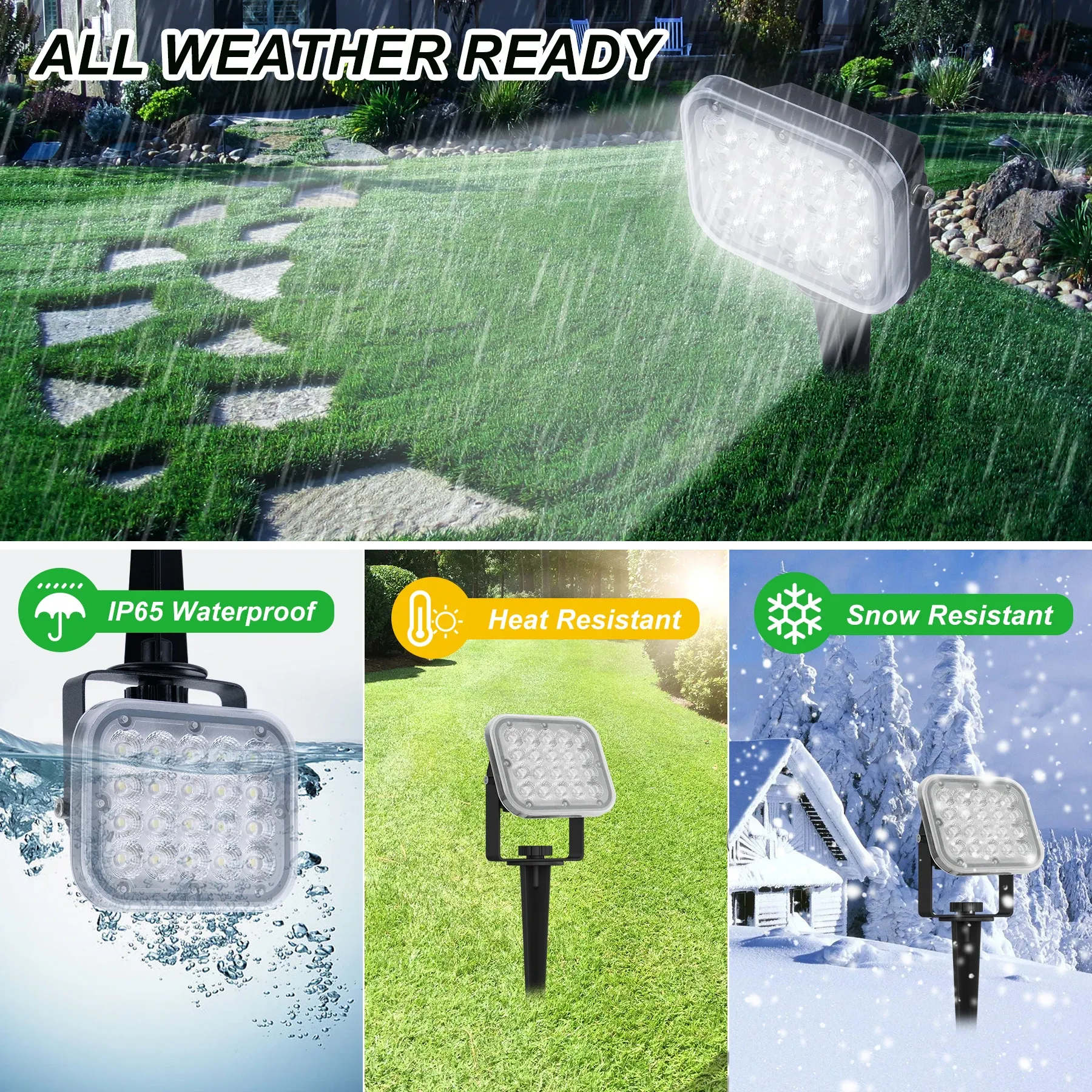 4 in 1 smart landscape spotlight waterproof rgb app control floodlight outdoor led spot lamp for garden lawn wall tree decor-41