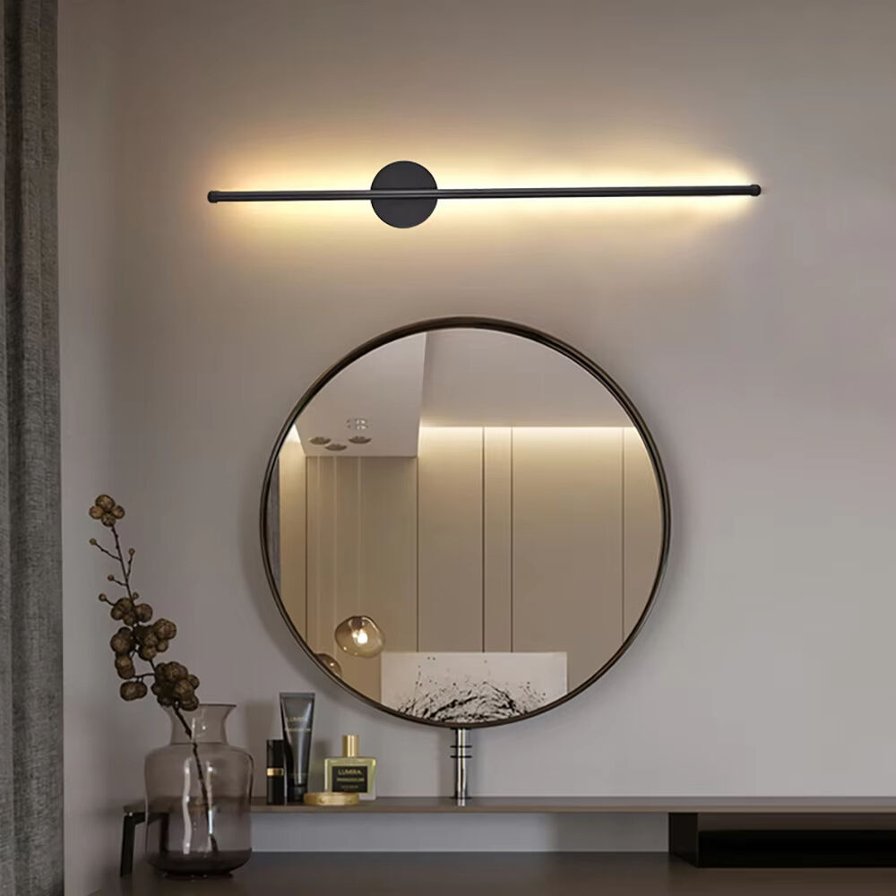 Modern LED Wall Lamp USB Rechargeable 50/80CM Wall Sconce Wireless With Remote Control 