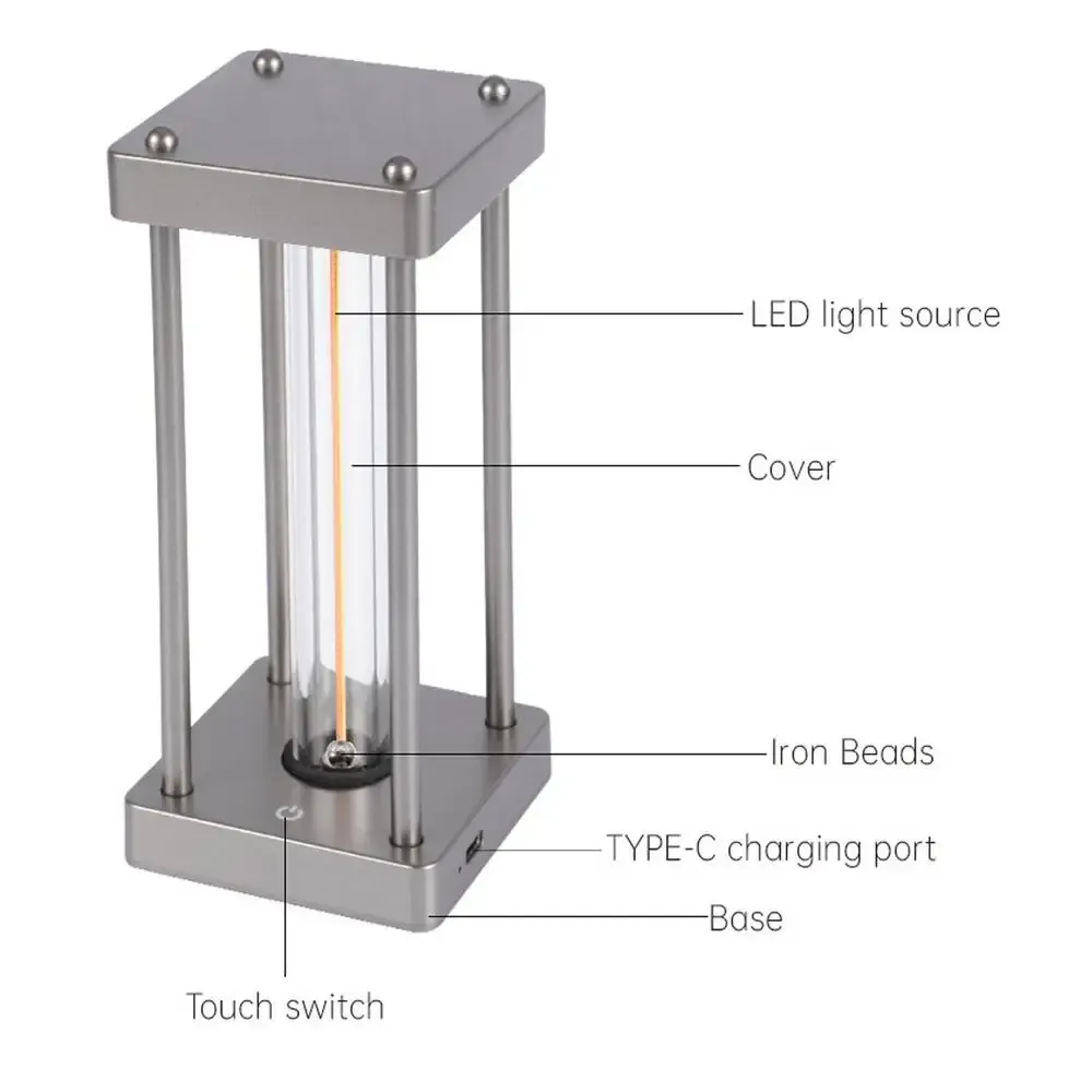 led touch switch creative square quantum night light-40