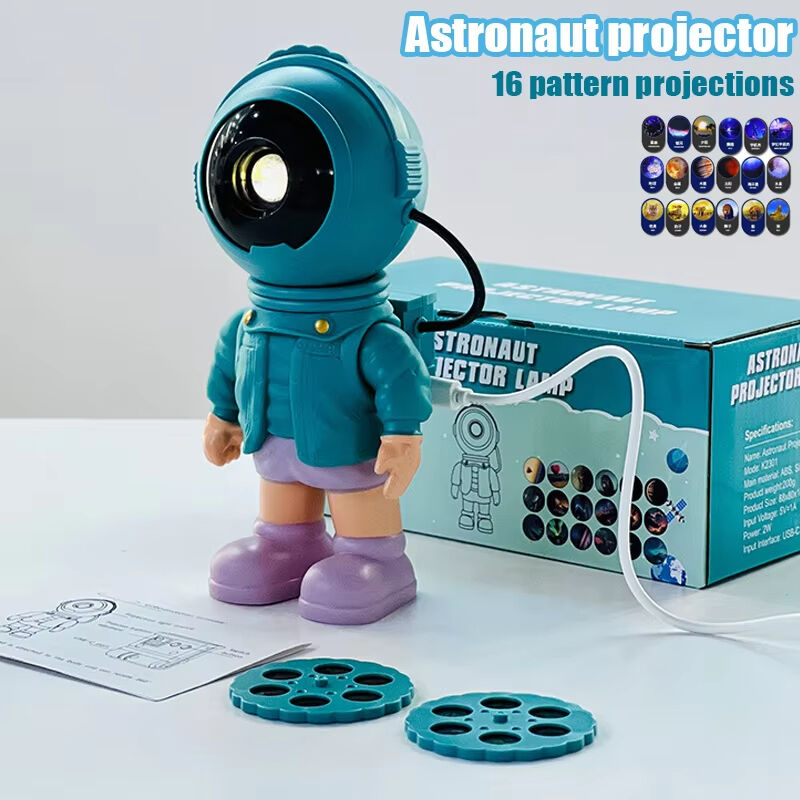 Astronaut Projektor Astronaut Planet Projektion Nattelys Astronaut Projektion Stil Børns Hjem Miljø Dekoration