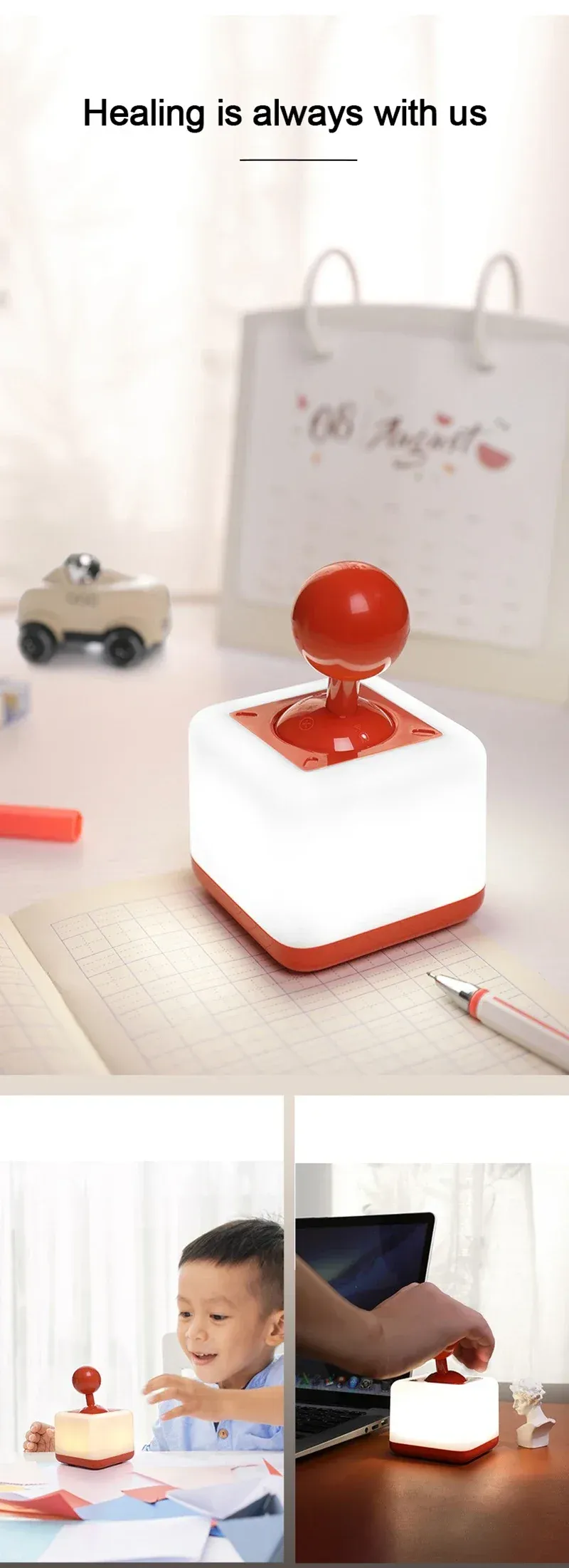 joystick indoor bedroom bedside usb atmosphere light -4