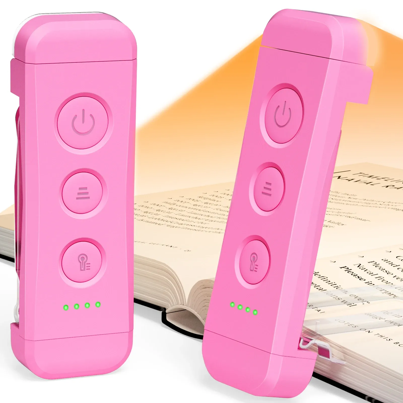 usb rechargeable book light for reading in bed portable clip on led reading light clip desk light bookmark read light night lamp-48