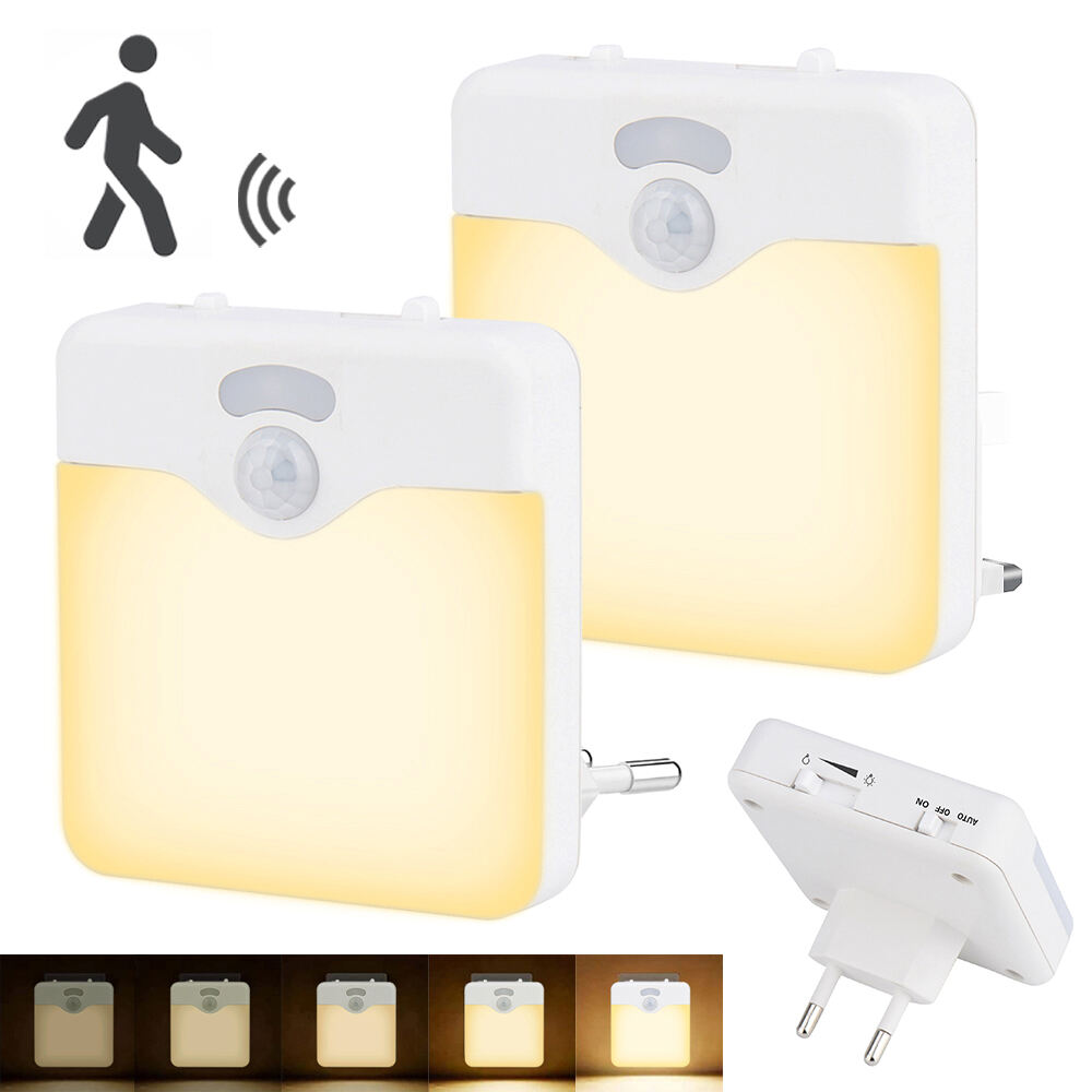 motion sensor led night light uk eu plug dimmable wireless lamp for kids room energy efficient dusk to dawn sensor stairway lamp-38