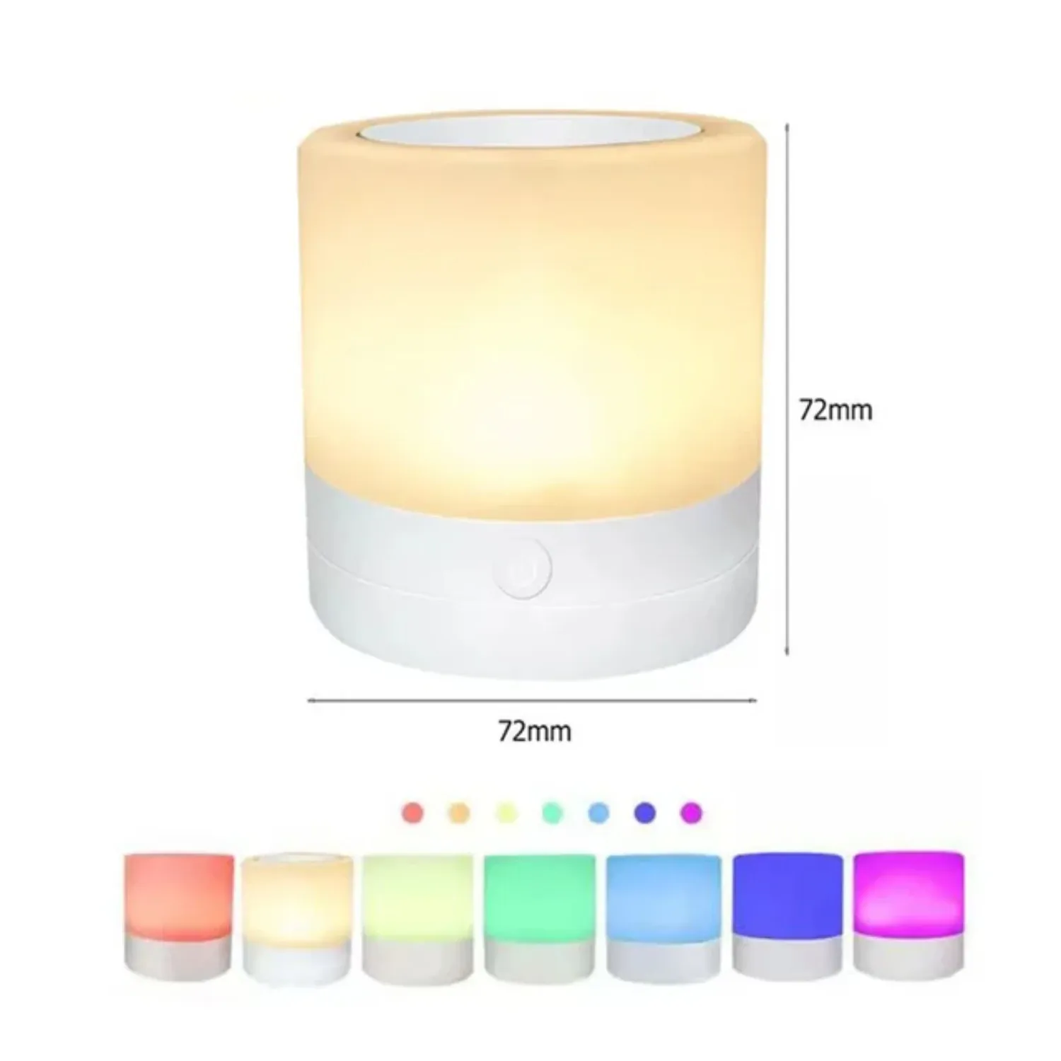 7 colors night light dimmable led sensor wooden bedside table lamp with adjustable brightness remote control mushroom led cube693-43