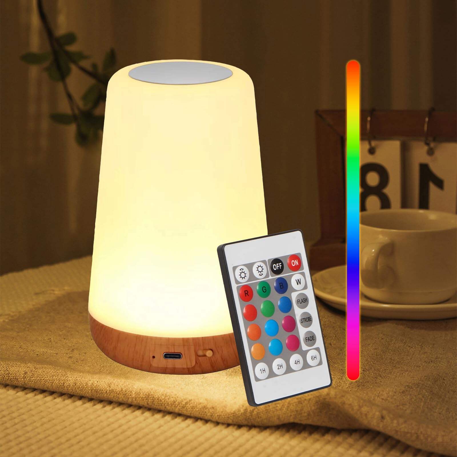 Small Night Light, LED Bedside Touch Desk Light