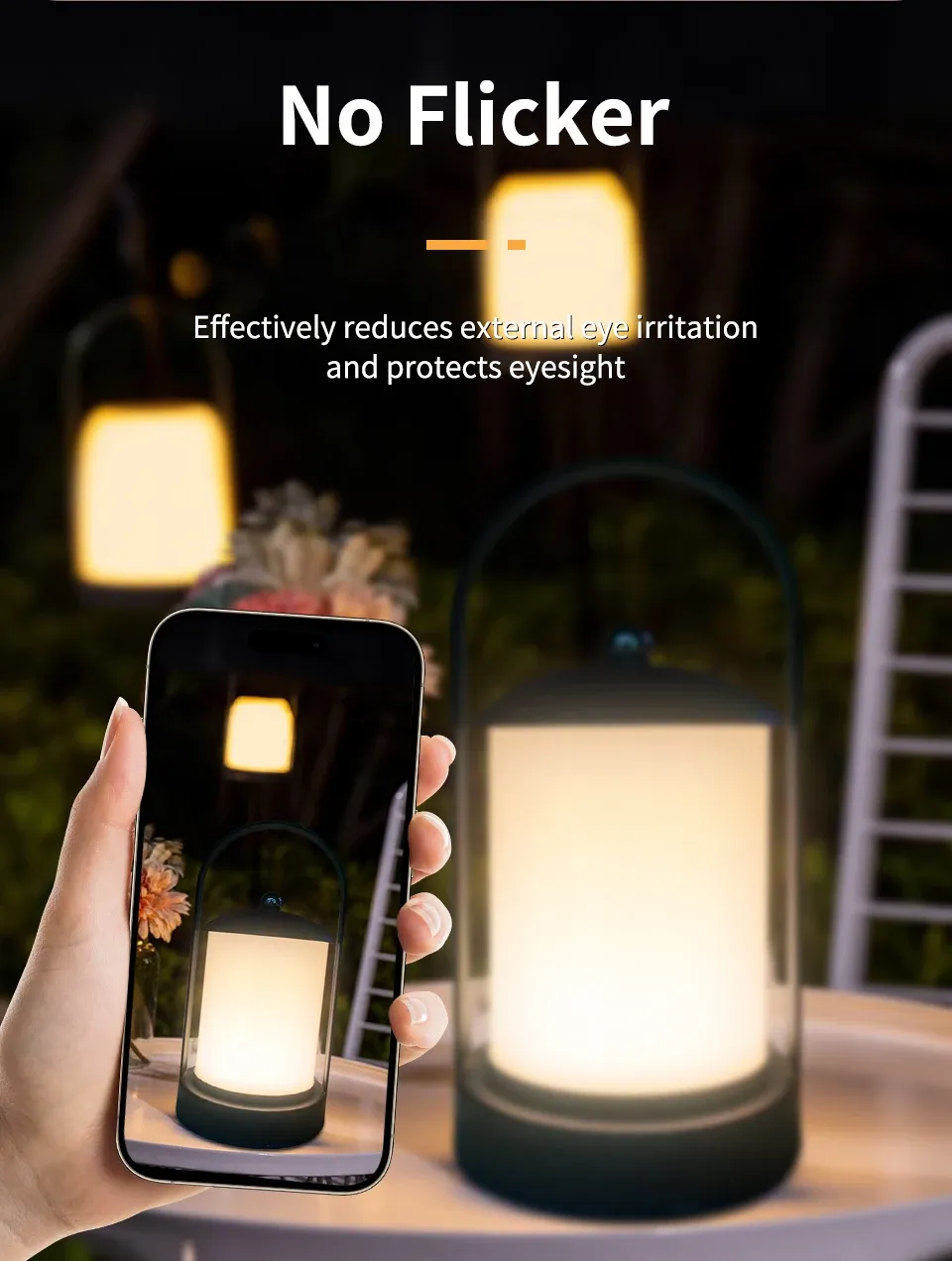 led outdoor table lamp waterproof 2000mah rechargeable cordless desk lamp touch dimmable night lamp led portable lantern lamp-45