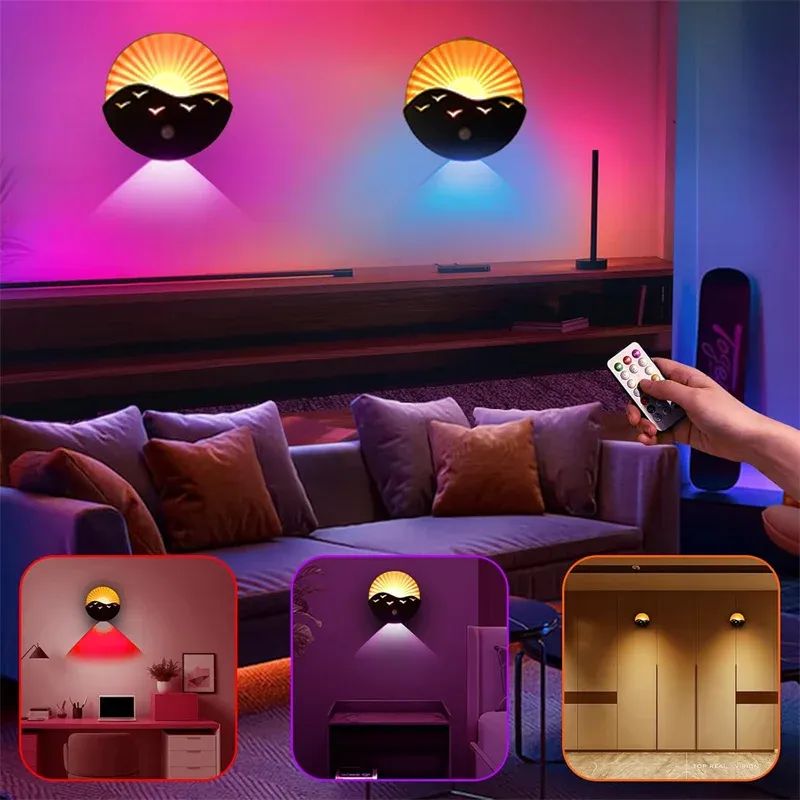 motion activated led night light-5