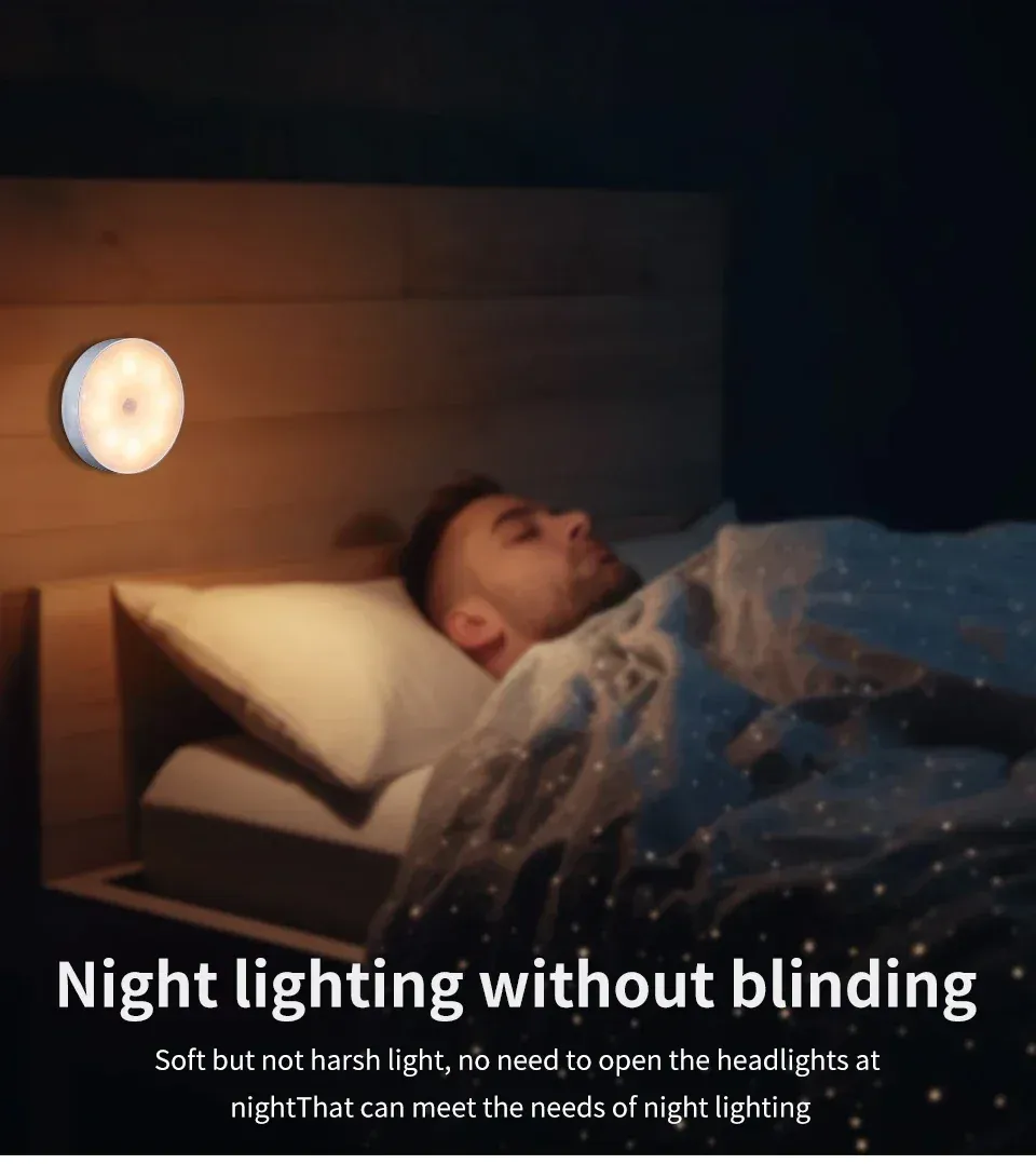 rechargeable wireless rgb under cabinet lights motion sensor night -5