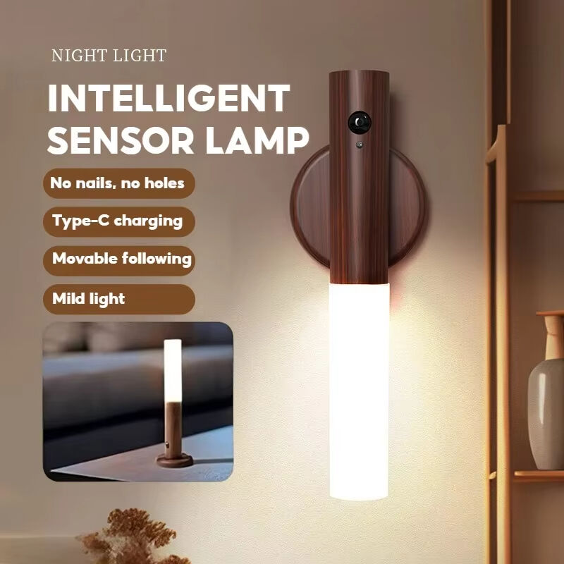 LED Light USB Magnetic Corridors Porch Lights PIR Motion Sensor Fully Automatic Induction Night Light for Closet Bedroom