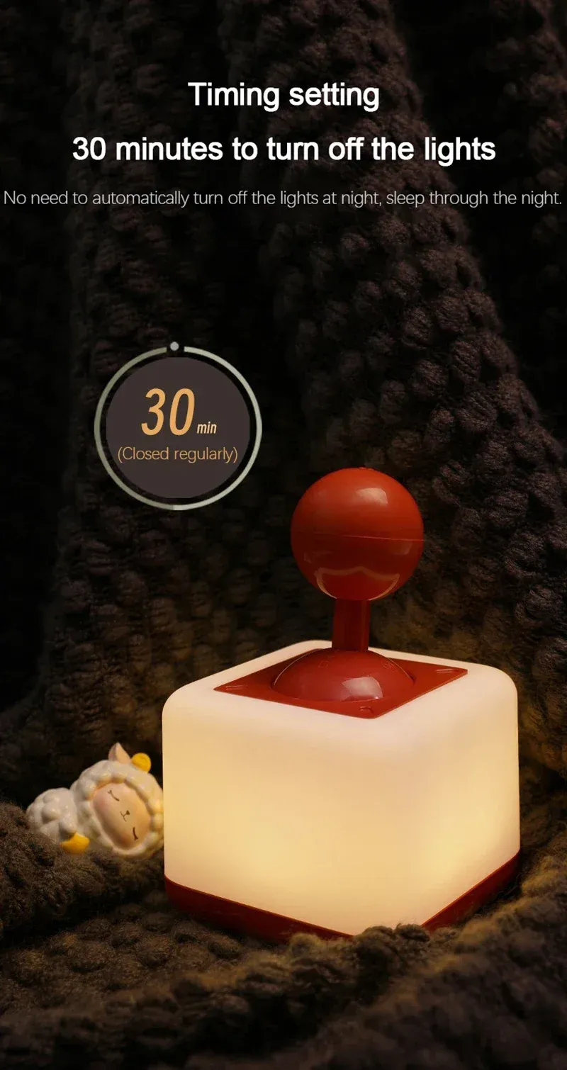 joystick indoor bedroom bedside usb atmosphere light -7