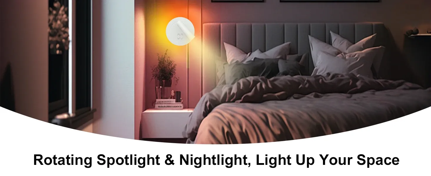 360 rotating versatile rgb wall lamp with remote control-2