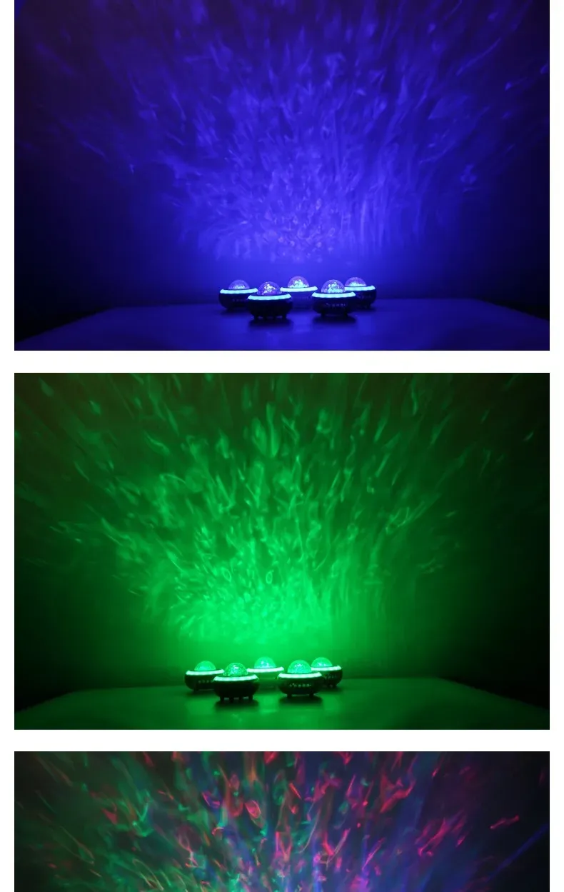 led projection water pattern light usb charging bluetooth music starry sky projection light bedroom childrens festival gift-50