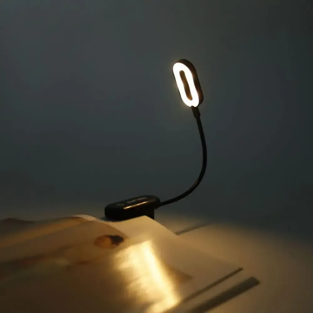 book light for reading in bed led clip on book reading light eye caring dimming brightness color changeable night light for bed-40