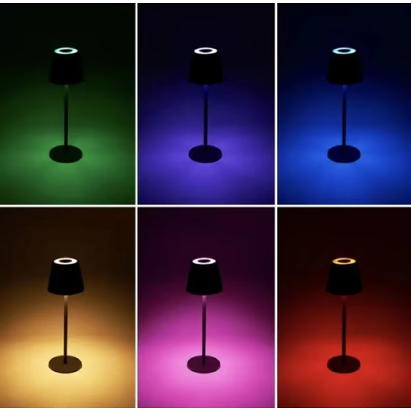 Hotel Cordless Usb Rechargeable Table Lamp Poldina Waterproof Touch Switch Table Lamp for Bedroom Hotel Living Room Restaurant