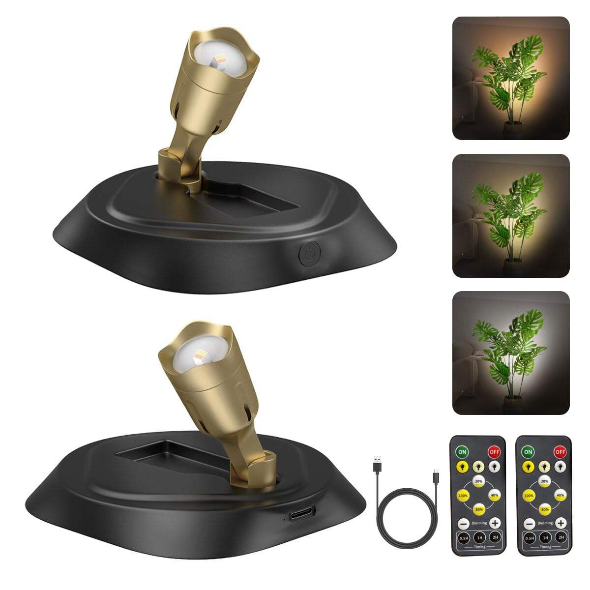 ไฟสปอตไลท์ LED ชาร์จได้สำหรับใช้งานภายใน