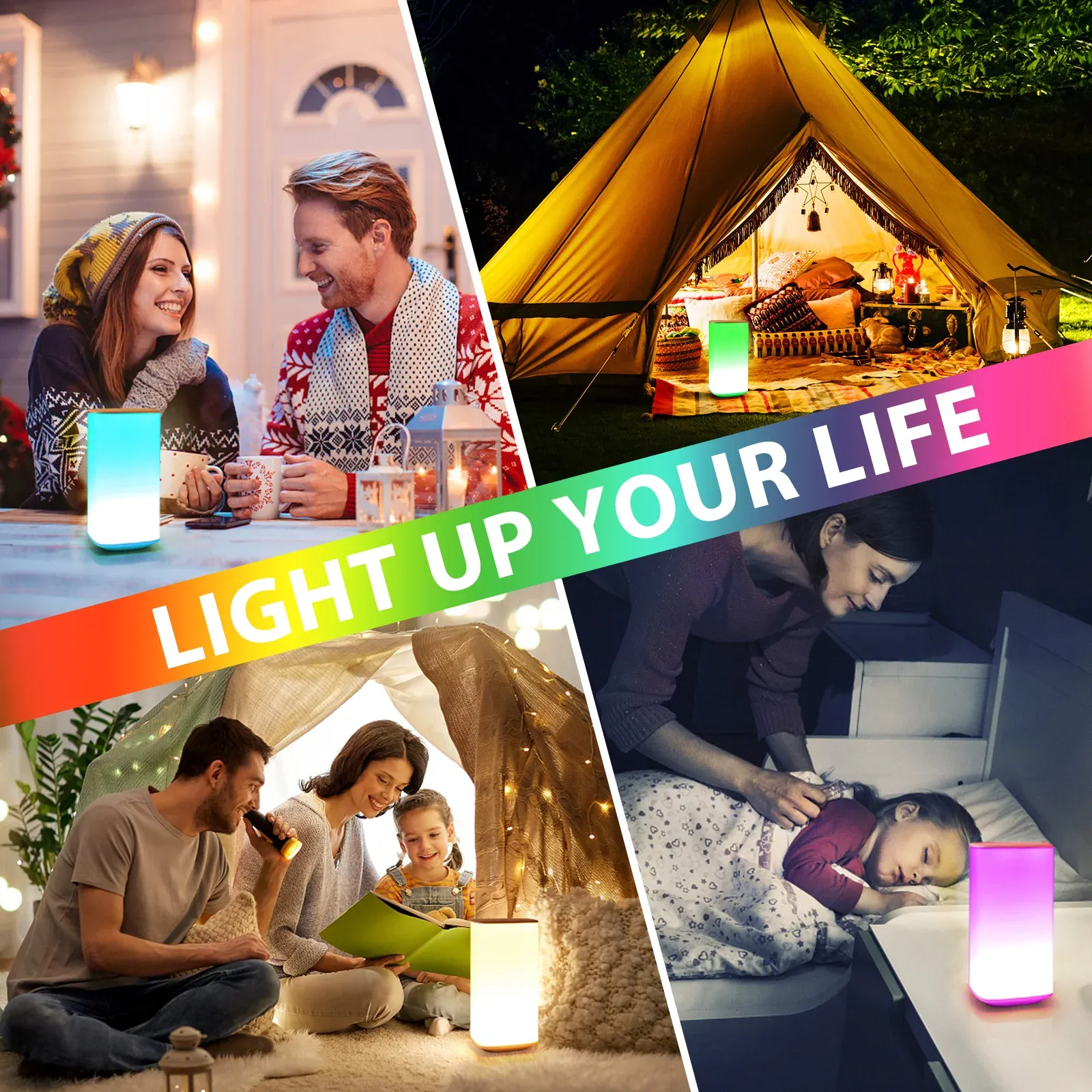 touch color changing night light bedroom bedside light remote control desk light dimmable timed shutdown usb charging-47