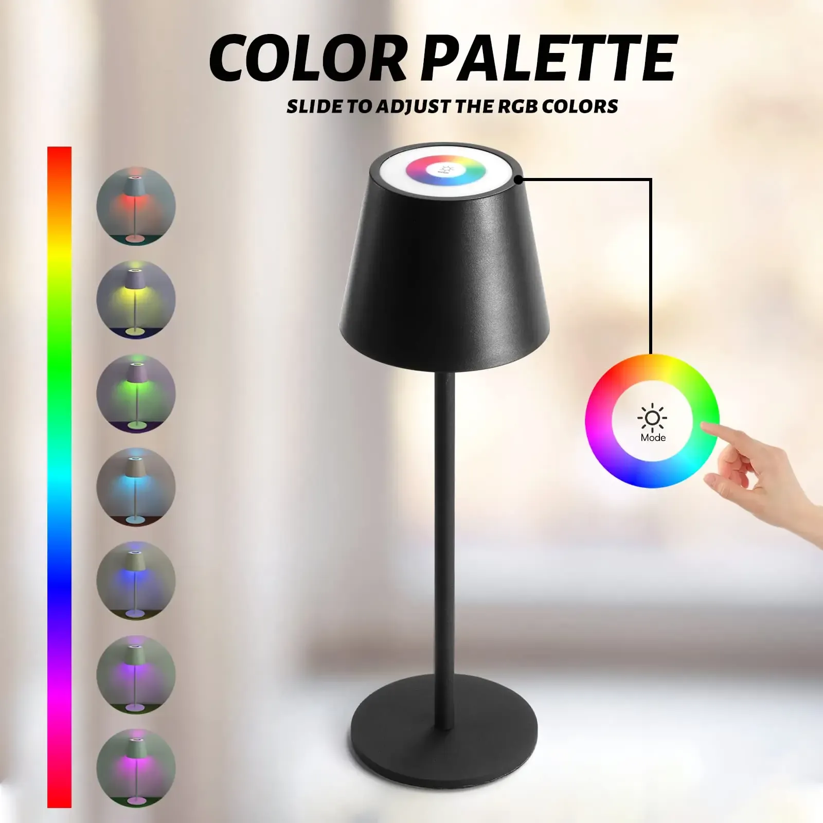 rechargeable colorful led night light bedside table lamp wine bottle lamp head for home clubs bar hotel ambiance decor desk lamp-41