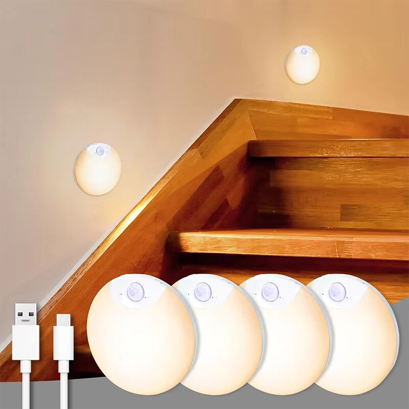Wireless USB Rechargeable LED Motion Sensor Night Light loob ng bahay