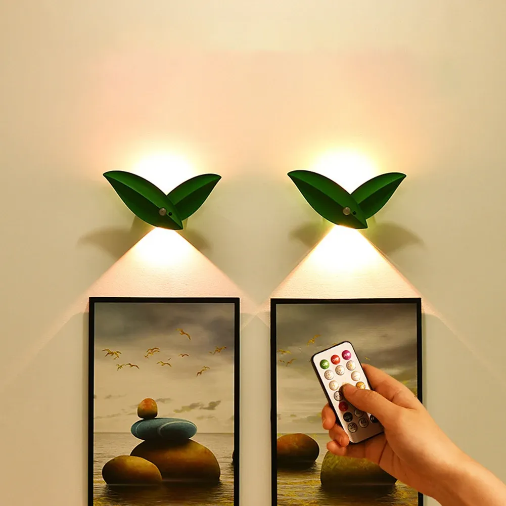 motion sensing and remote control usb rechargeable wall sensor light indoor-2