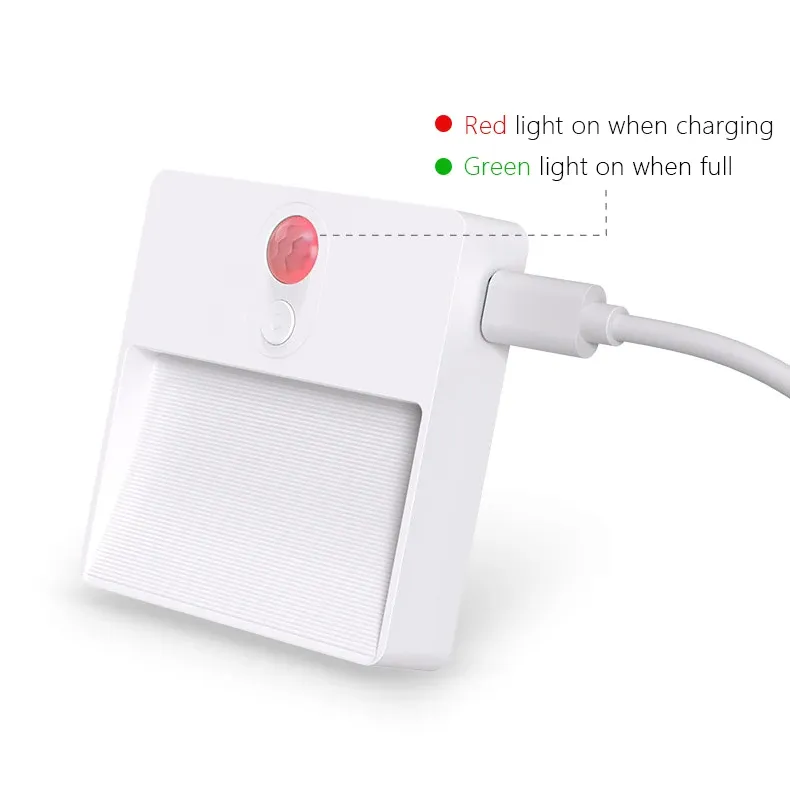 motion sensor led light usb charging square lamp for bedroom kitchen stair hallway wardrobe cupboard lighting rgb night light-42