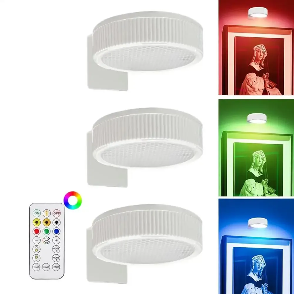 remote control adjustable battery powered painting lamp-7